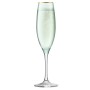Набор из 2 бокалов флейт для шампанского LSA Sorbet 225 мл зелёный