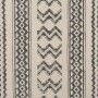 Ковер из хлопка с контрастным орнаментом и бахромой Ethnic, 70х160 см