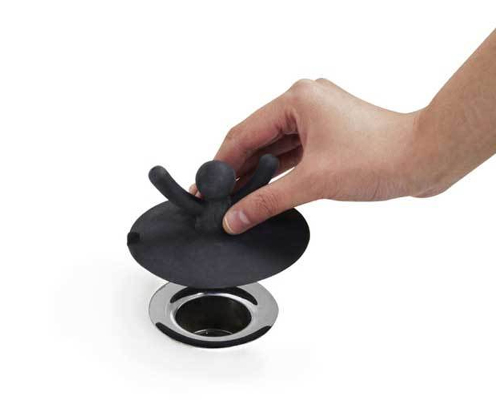 Купить Пробка для ванны и раковины Buddy черная